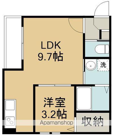 グランキオ薬師堂(1LDK/2階)の間取り写真