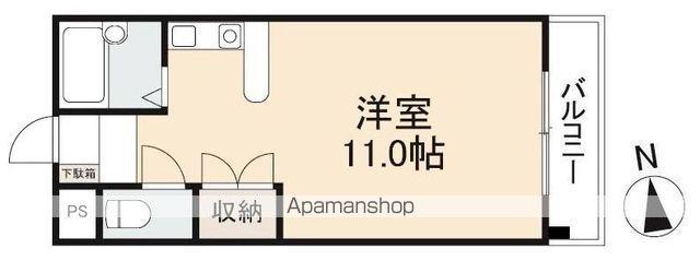 リッチモンド福岡町Ⅱ(ワンルーム/3階)の間取り写真