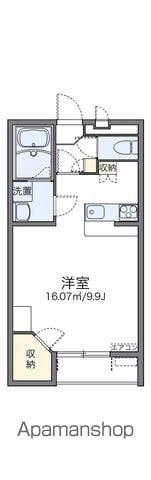 レオパレスK&Mサンロード(1K/1階)の間取り写真