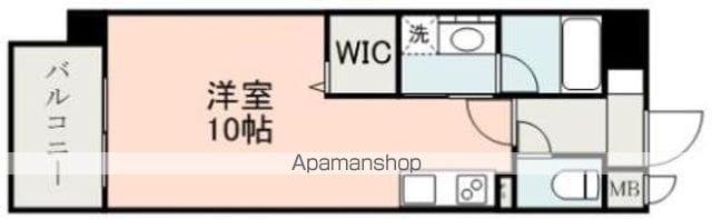 ロザリアン紺屋町(ワンルーム/12階)の間取り写真