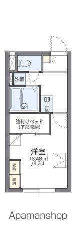 レオパレスシャルム北6条(1K/3階)の間取り写真