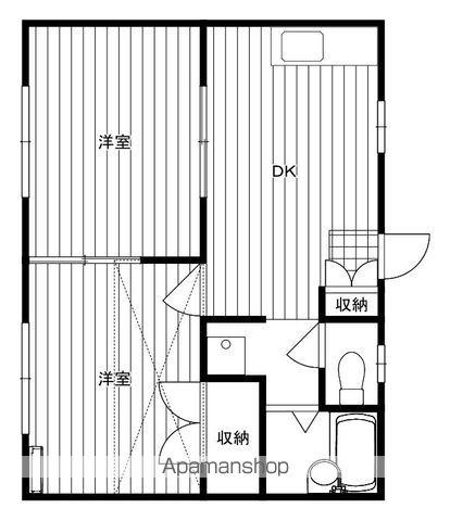東千葉第9レジデンス(2DK/1階)の間取り写真