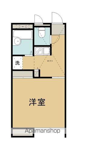 ラフィーナ山北(1K/2階)の間取り写真