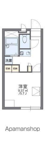 レオパレスバーゼル(1K/1階)の間取り写真