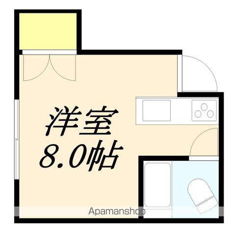 木村荘(ワンルーム/2階)の間取り写真