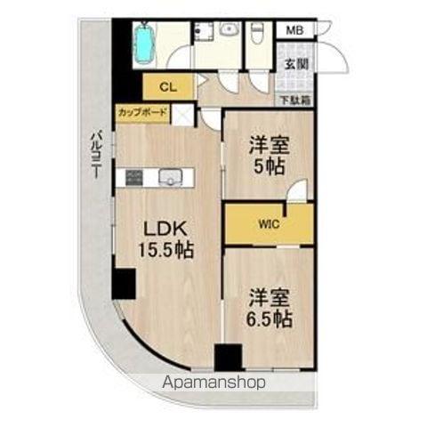 インプルーブ天六(2LDK/6階)の間取り写真