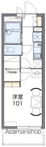レオパレス吉原(1K/3階)の間取り写真