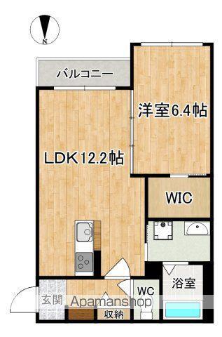 アムールメゾン(1LDK/1階)の間取り写真