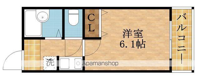 メゾンコライユ(1K/3階)の間取り写真