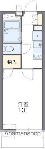 レオパレスプラシーボ上島(1K/3階)の間取り写真