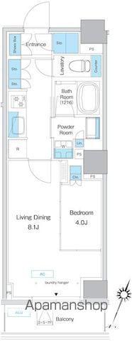 プレディアコート板橋(2K/5階)の間取り写真