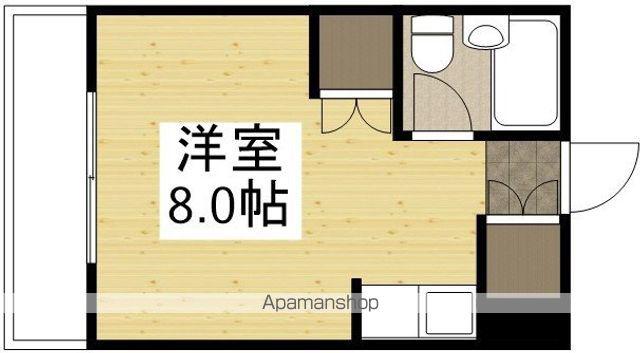 コーポラスK(ワンルーム/3階)の間取り写真