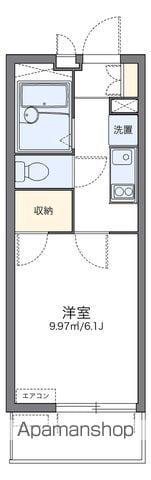 レオパレス元住吉桜下(1K/1階)の間取り写真