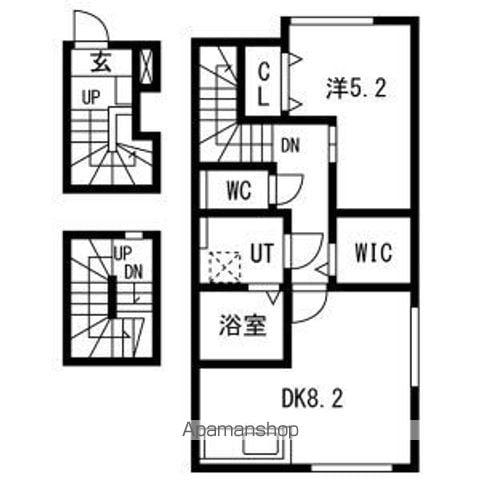 とってもたのし荘 (1LDK/3階)の間取り写真
