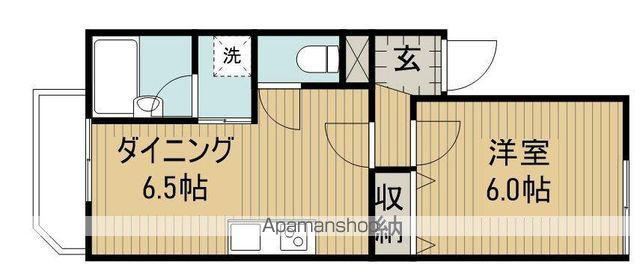 ルプレ荻窪(1DK/2階)の間取り写真