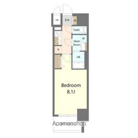 S-RESIDENCE堀田駅前FUTUR(1K/3階)の間取り写真