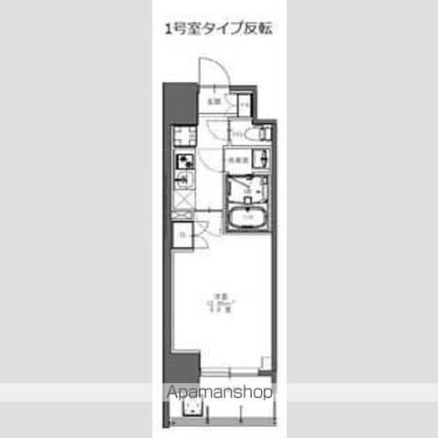 S-RESIDENCE北千住REIZ(1K/3階)の間取り写真