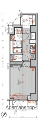 メインステージ千代田岩本町コモデ(1K/10階)の間取り写真