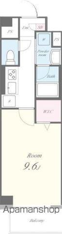 テアトル祖師谷(1K/2階)の間取り写真