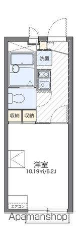 レオパレス静岡大学前セカンド(1K/2階)の間取り写真