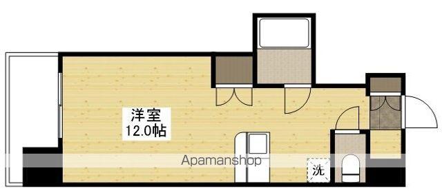 ルナパール大宮(ワンルーム/6階)の間取り写真