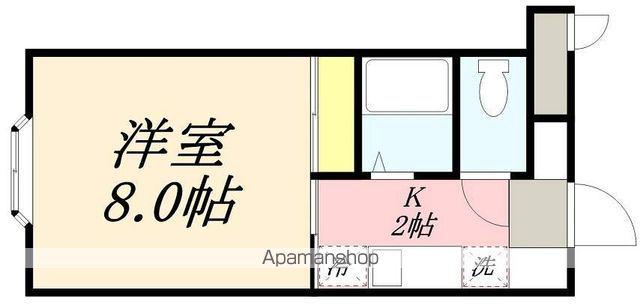 ヴィレ・コート富士(1K/4階)の間取り写真