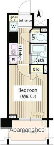 FELICIA.K(1K/3階)の間取り写真