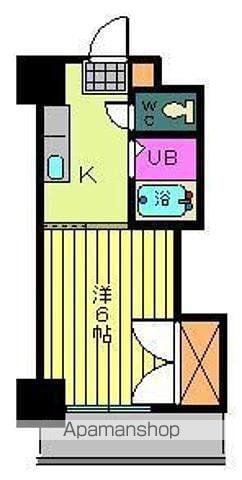 第96杉フラット(1K/2階)の間取り写真