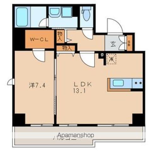 ALVINESS KEI(1LDK/6階)の間取り写真
