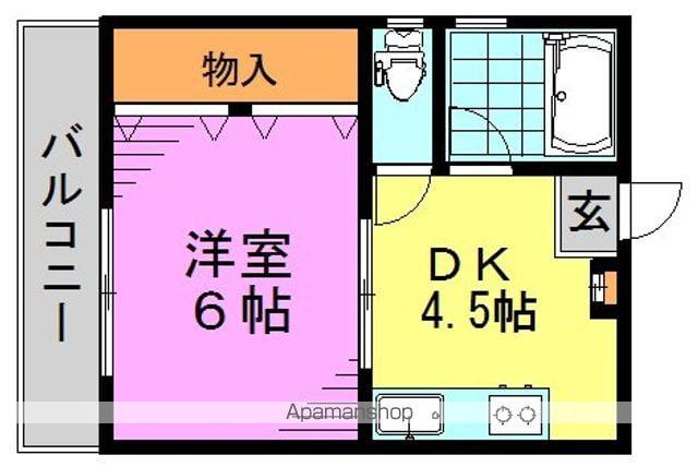 サンライズ高円寺(1DK/3階)の間取り写真