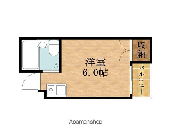 ザ・プラザ(ワンルーム/5階)の間取り写真