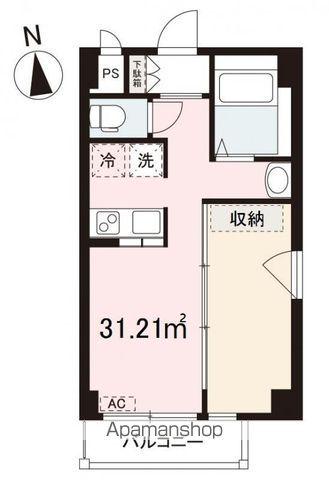 コリドールバリ(1LDK/2階)の間取り写真