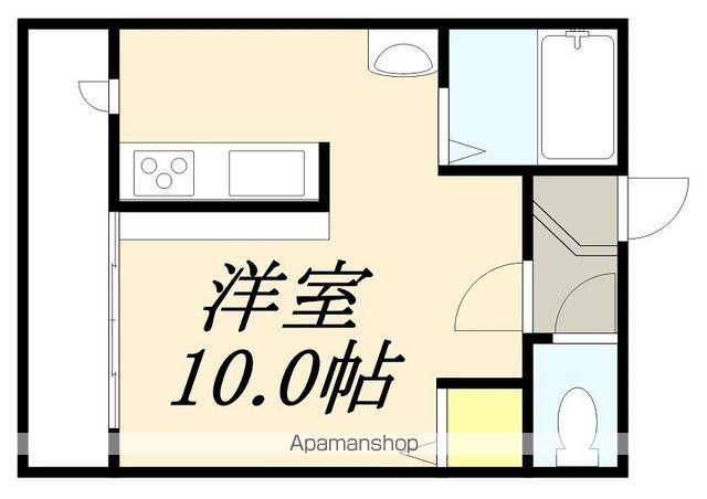 PASEO本町(ワンルーム/2階)の間取り写真