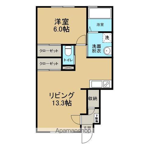 VIVACE TOMITA(1LDK/1階)の間取り写真