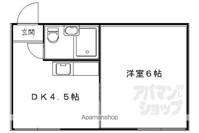 メゾンワイズ(1DK/3階)の間取り写真