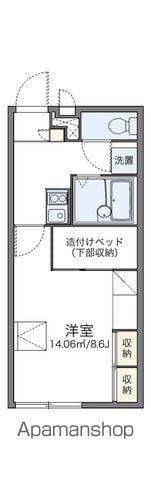 レオパレス富士見(1K/2階)の間取り写真