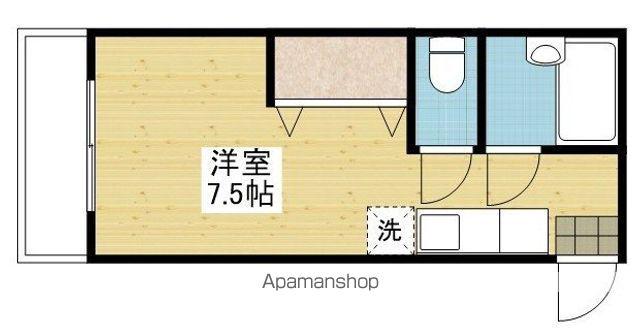 アルト清水町(ワンルーム/2階)の間取り写真