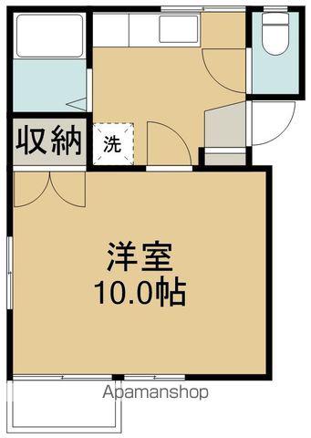 メイプルハイツ(1K/2階)の間取り写真