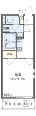 クレイノM TAMAKICHO(1K/3階)の間取り写真