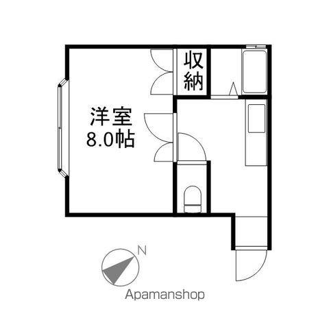 エクセレント淀川(1K/2階)の間取り写真