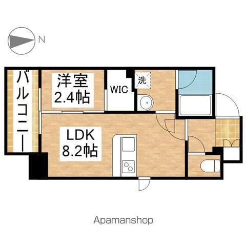パートナーズ今池(1LDK/12階)の間取り写真