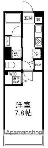 マイメゾン八千代中央(1K/1階)の間取り写真