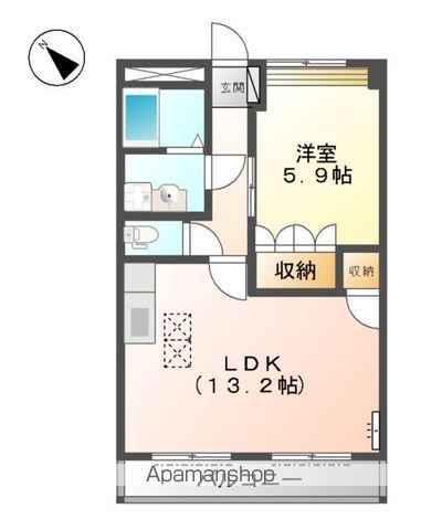 サザンコート26(1LDK/1階)の間取り写真