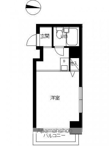 スカイコート下高井戸(ワンルーム/5階)の間取り写真