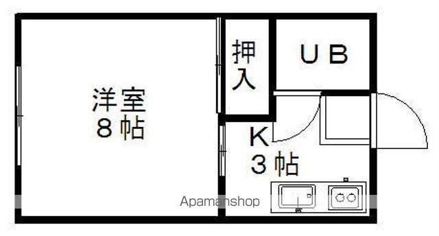 コーポさいとう(1K/2階)の間取り写真