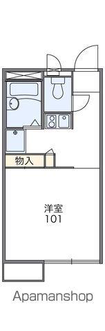 レオパレス明彩(1K/1階)の間取り写真