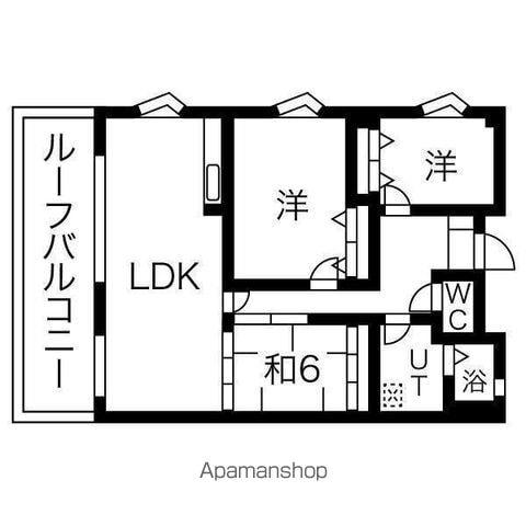 テラスハウゼェ小笹(3LDK/1階)の間取り写真