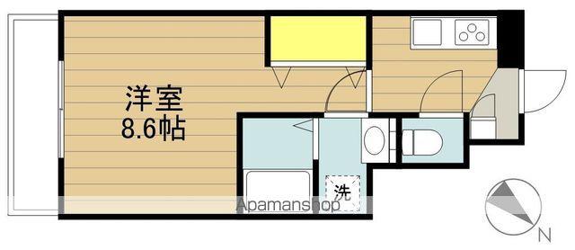 メルヴェーユ(1K/1階)の間取り写真