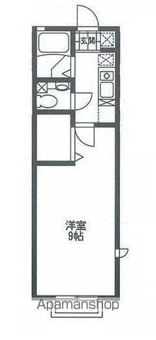 アメニティハウス(1K/1階)の間取り写真
