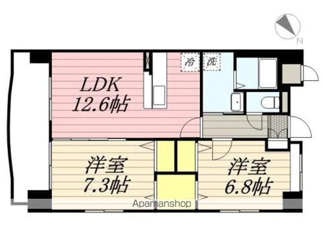 FELICE STORIA(2LDK/2階)の間取り写真